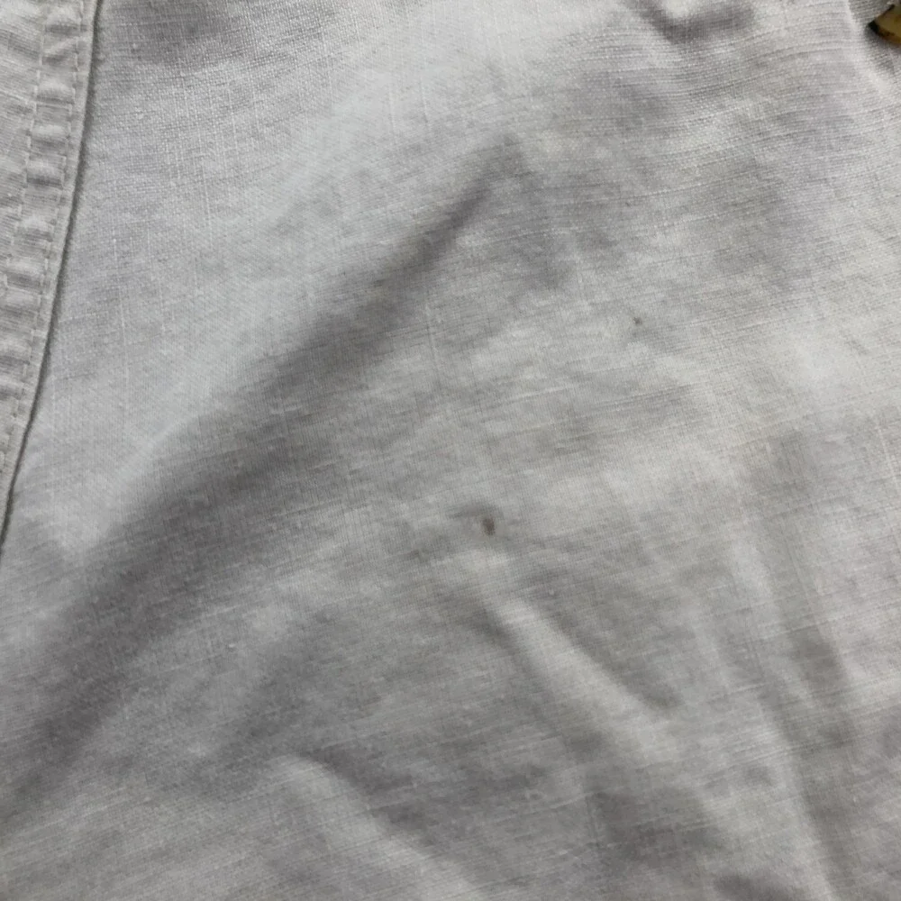 Vintage Bugle Boy Pants Mens 32x32 White Chino Relaxed Pleated Basics Casual